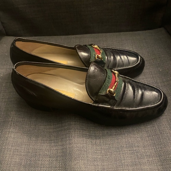 Vintage used Gucci Black Loafers - size 8 - Picture 4 of 5